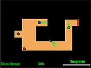 Operation Overdom free online stealth game, spy character sneaking past security camera