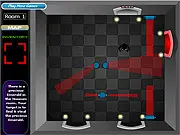 Emerald Thief free online stealth game, play jewel heist adventure, avoid laser cameras and robot sentries game