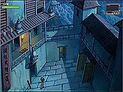The title screen for SteppenWolf: The Yeti Temple, a classic point-and-click adventure game set in a snowy Tibetan monastery.