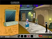 Game screenshot from Zombie Inglor showing the main character in a desperate search for a cure with a 50-day countdown timer on screen – Play Free Adventure Game
