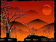 Dead Tree Defender free online game screenshot, archer aiming bow and arrow at enemies
