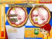 Perfect Pizza game - create the perfect pizzas by placing ingredients and toppings to satisfy your customers
