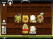 Play Dino Babies free online pet care game on PlayArcadeHub, showing a baby dinosaur and egg