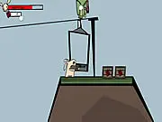 Moto X3M stunt bike racing free game online, a rider performing a flip over a loop