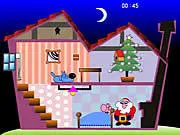 Santa's Oddysey online game – help Santa deliver presents to the Christmas tree
