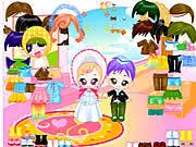 Leo and Lea Dressup free online game screenshot showing the two kids being styled with various clothes