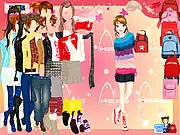 Backpack Dressup free online fashion game style clothes and accessories on PlayArcadeHub