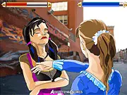 Moral Combat Slap Fight game screenshot, man slapping opponent, free online reaction game, funny fighting game
