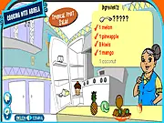 Tropical Fruit Salad Online cooking game screenshot – help Abuela gather tropical fruit ingredients