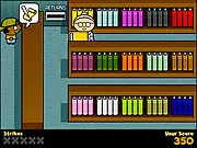 Lightning Librarian online game, library management, find books quickly