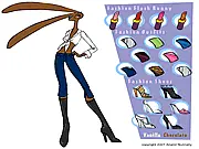 Play Fashion Bunny Dress Up free online game, featuring stylish and sexy bunny characters dressed in trendy clothes.