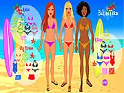 Bikini Team free online dress up game beach fashion