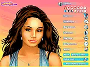 Makeup game where players give Vanessa Hudgens a stunning makeover