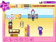Virtual Salon Manager online time management game screenshot - greeting clients