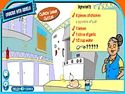 Chinese Lemon Chicken Cooking online game, preparing a plate of crispy lemon chicken with sauce