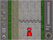 Screenshot of the free online car racing game Need for Extreme, showing a high-speed vehicle on an urban track.