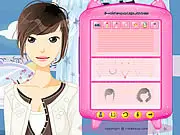 Play Lori Dressup free online game; makeup and hair styling game; fashion and dress-up game for girls