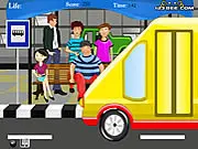 Funny Hitter free online game screenshot showing two characters preparing to hit a distracted fatty guy from behind