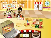 Pizza Cooking Game free online screenshot, Time management kitchen game, Play free cooking game