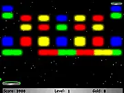 Breakdown RPG Edition free online brick breaker game, collect gold and upgrades in space on PlayArcadeHub
