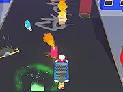 Bob The Robber 4 Season 2: Russia free online stealth game gameplay screenshot, a thief sneaking past a guard.