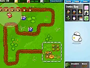 Garden TD online game, defend pumpkin garden, tower defense