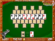 Play Sheriff Tripeaks free online solitaire card game