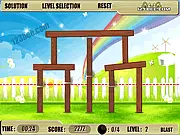 Parkour Block 3 free online game screenshot, 3D blocky world with player character jumping