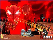 Madness Accelerant online action shooting game with clown boss