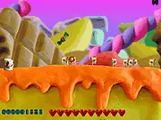 SugarRush game online free, clay graphics battle game, fight Tooth Fairies, play SugarRush on PlayArcadeHub