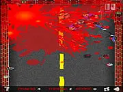 Zombowling free online physics puzzle game screenshot - exploding zombies with grenades