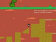 Me and My Dinosaur Online free platform logic game screenshot - guiding a small dinosaur