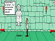 Obama Potter and the Magic Coin game screenshot, free online adventure game, former president as a wizard fighting Voldemort