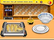 Sara's Cooking Class Barbecue Chicken Sandwich free online game screenshot