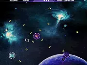 Nano Tank game screenshot, free online shooter game, space combat with upgrades, play arcade game