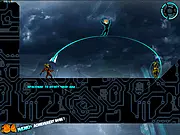 Tron The Spoof Game online free action puzzle where Clu throws a disc to his team