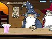 Play Wild West Milkshakes online free game, serving milkshakes quickly in a saloon, time management game