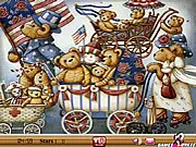 Play Hidden Stars Teddy free online hidden objects game, finding small stars within the main teddy bear picture.