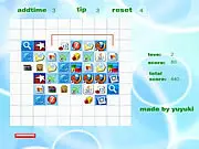 Computer Connect free online matching puzzle game screenshot, showing a grid of computer-themed icons