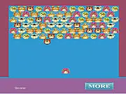 Animal Fun Link Bubble Shooter online game screenshot, play free puzzle game, match 3 colored balls