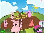 Play Piggy Fart online free, gassy pig arcade game, funny farm animal game