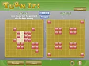 Play Turn It! free online logic puzzle game, brain training game, rotate items to match results on PlayArcadeHub