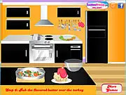 Thanksgiving Turkey Cooking Game free online, preparing a roast turkey recipe, festive holiday cooking game