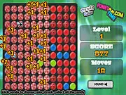 Candy Color Flash free online puzzle game, flood the board with one color, strategic candy game, PlayArcadeHub