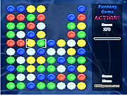 Fantasy Gems Action free match 3 puzzle game screenshot - rapid gem swapping and high scores