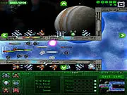 Play Galactic Defender free online, RTS tower defense game, space starship strategy