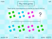 Shapeace Logic Puzzle Free Game showing a sequence of changing shapes
