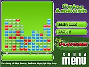 Color Ambush free online match 3 puzzle game screenshot, blasting groups of colorful blocks