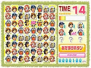 Free online game One Piece Matching puzzle with Luffy, Zoro, and Nami characters