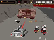 Madness Ambulation car driving and shooting game free online